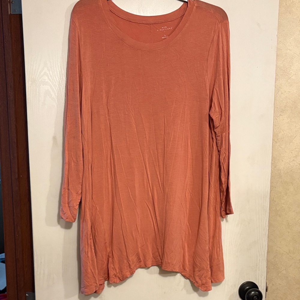 New Directions Women's Coral Tunic Top